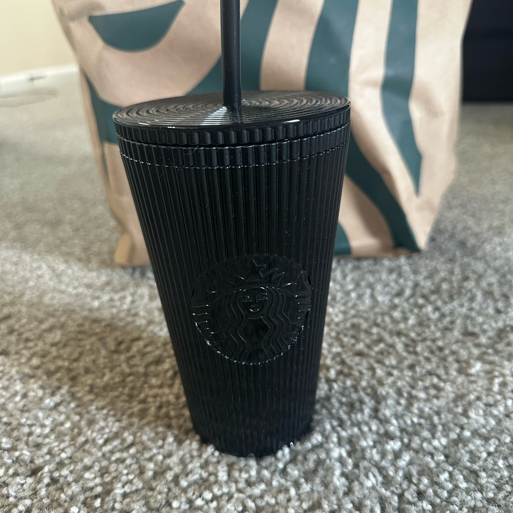 Starbucks Black Textured Cup